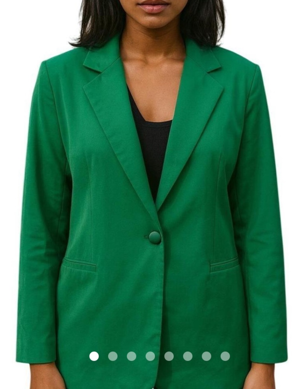 Spring + Mercer Women's Single-Button Green Blazer sizes available US XL